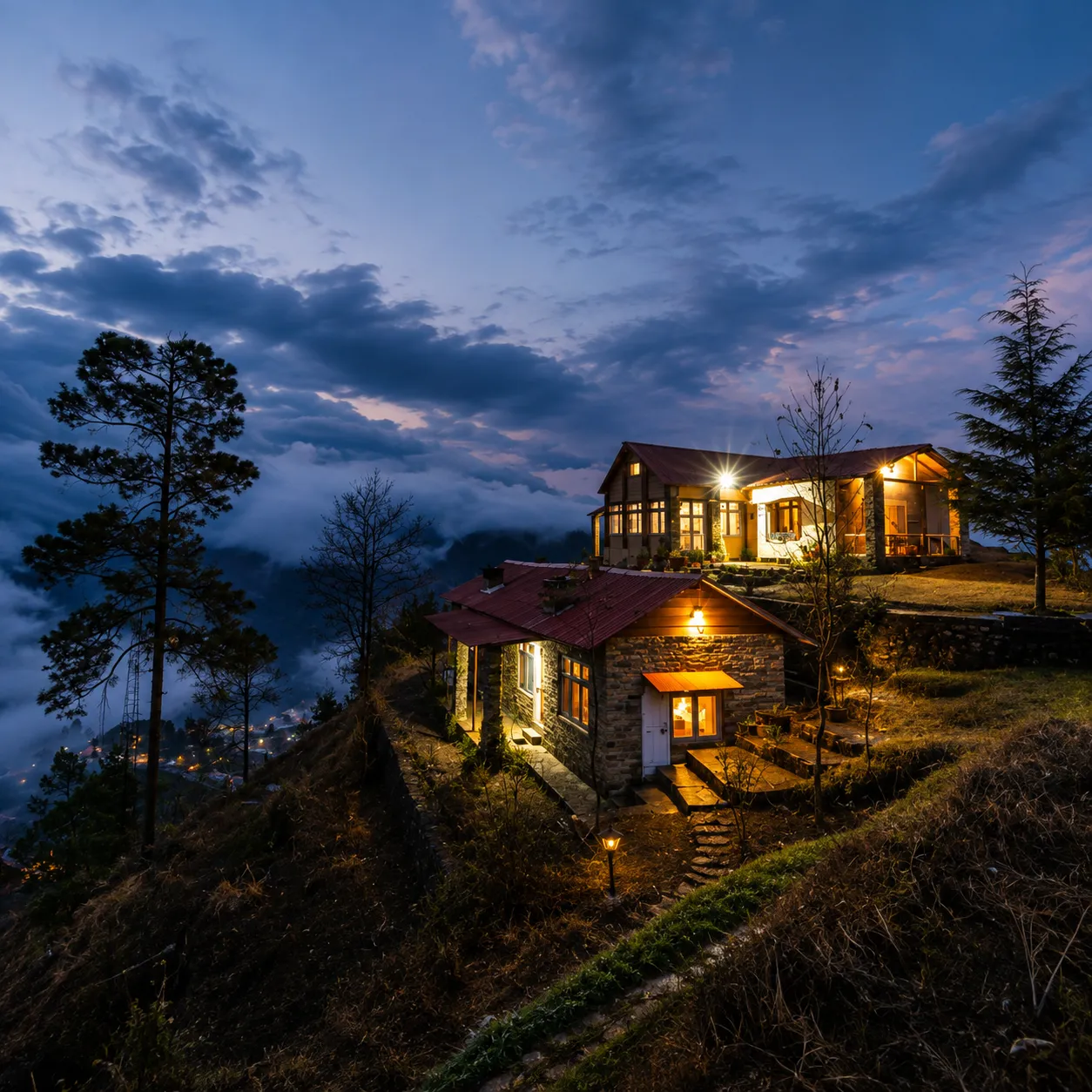 Misty mountain homestay surrounded by nature