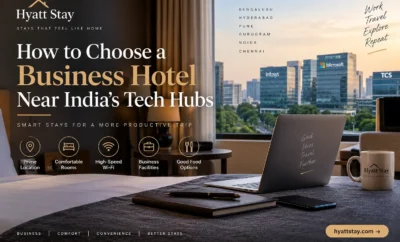 How to Choose a Business Hotel Near India’s Tech Hubs