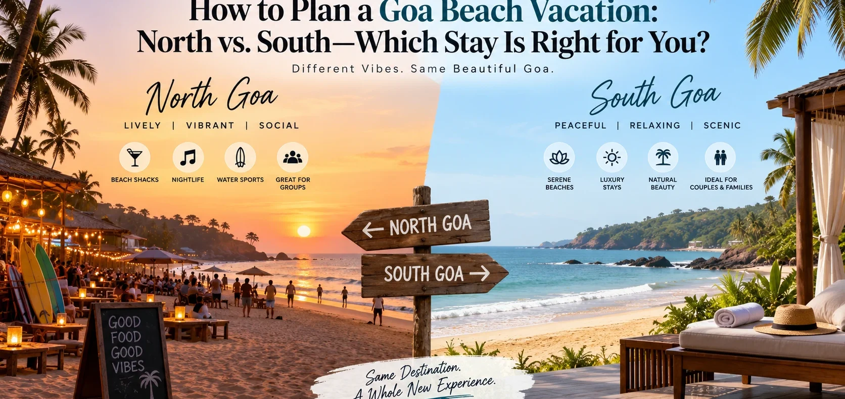 How to Plan a Goa Beach Vacation North vs. South—Which Stay Is Right for You