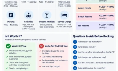 Is Resort Fee Worth It? What Indian Hotels Charge Extra For
