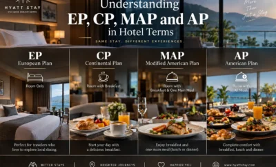 Understanding EP, CP, MAP & AP in Hotels: A Complete Guide to Hotel Meal Plans